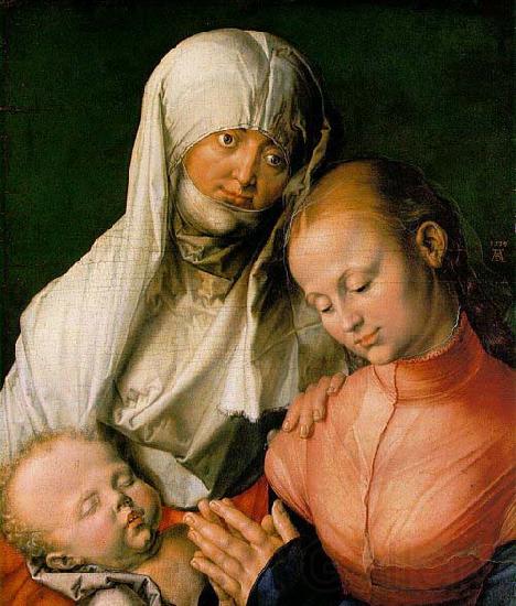Albrecht Durer St Anne with the Virgin and Child Norge oil painting art